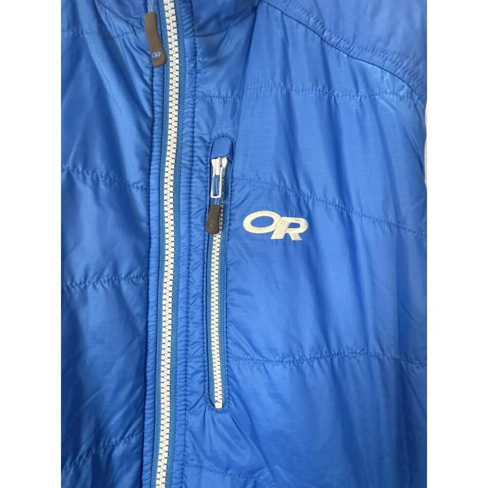 Outdoor Research Acetylene Hybrid Lightweight Blue Puffer Jacket Full Zip Medium - Picture 5 of 16